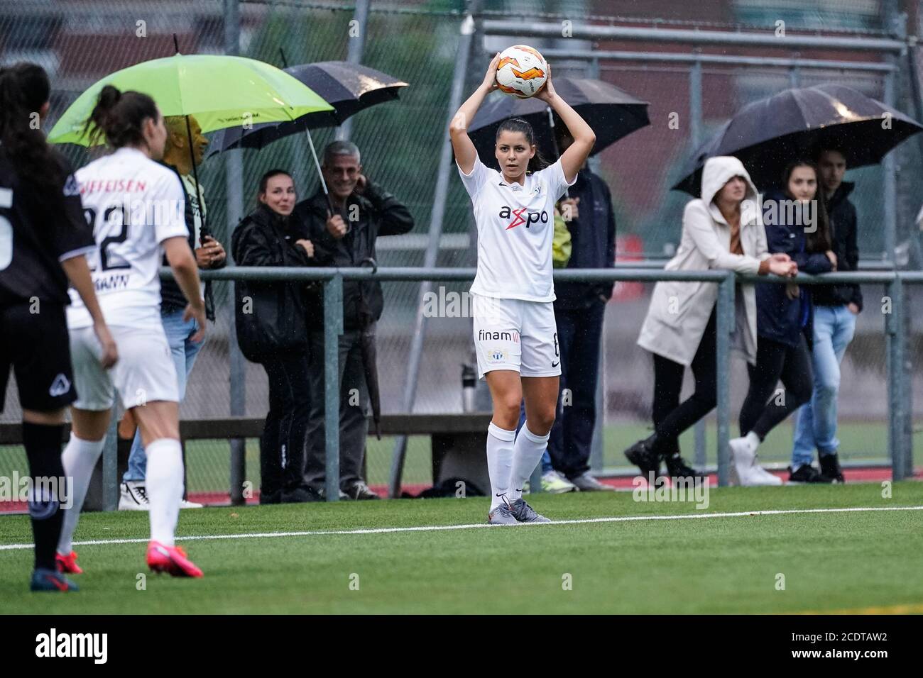 08/29/2020, Lugano, Stadio Cornaredo, AXA Super League femminile: FC Lugano  Femminile - FC Zurich Donne, allenatore Andrea Antonelli (Lugano) Credit:  SPP Sport Press Photo. /Alamy Live News Foto stock - Alamy