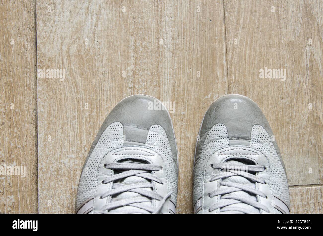 Shoes on the floor Stock Photo Alamy