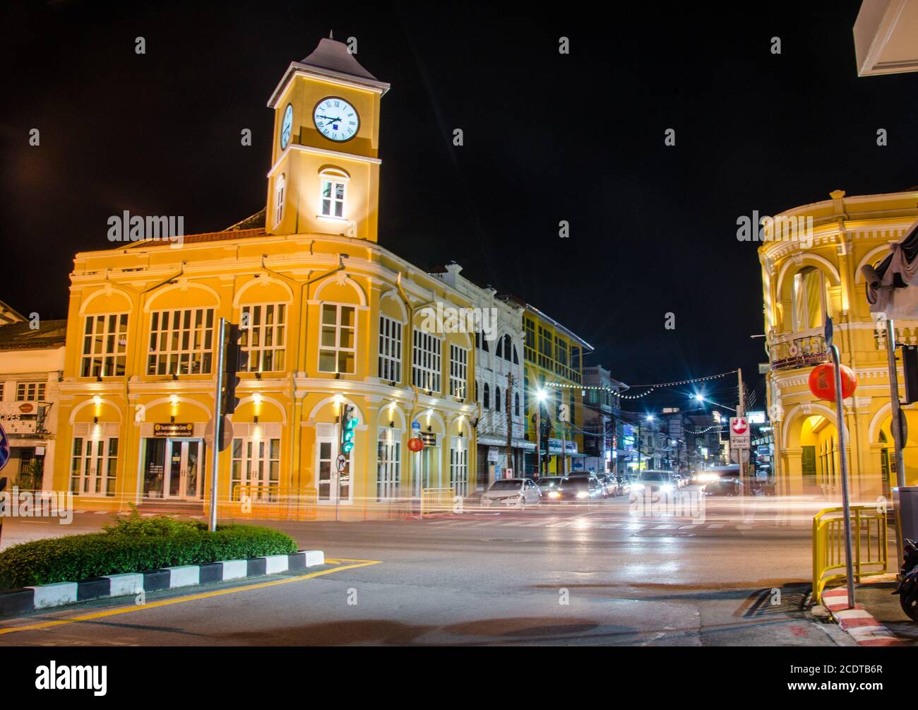 phuket town night Stock Photo