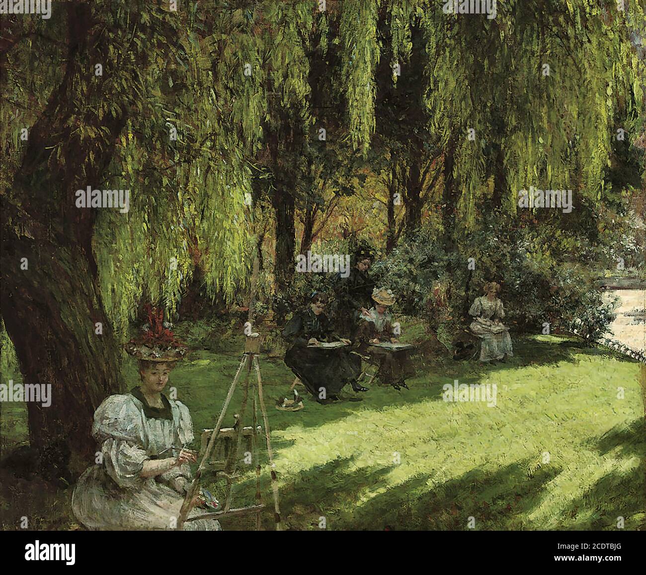 School class painting 19th century hi-res stock photography and images ...