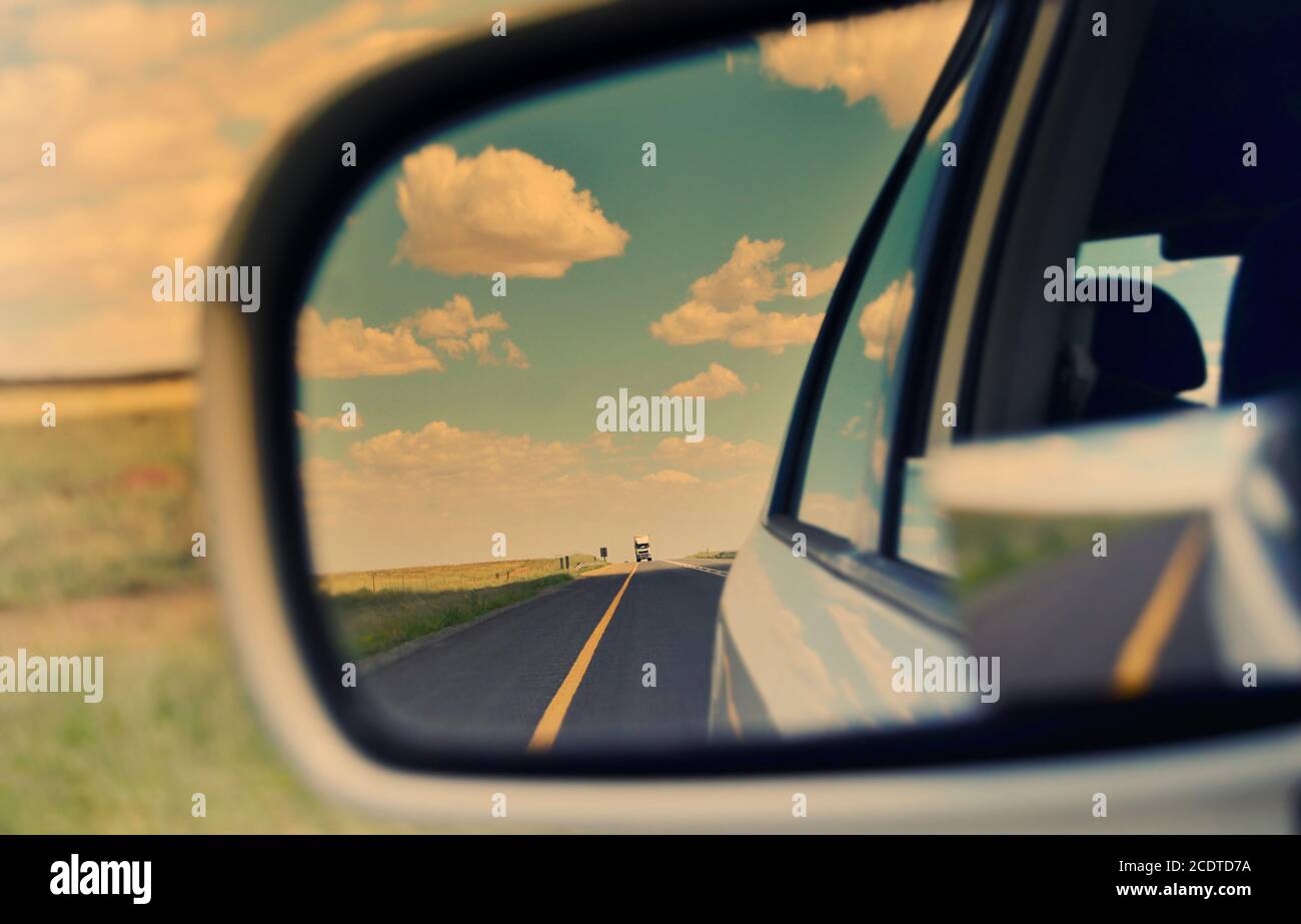 Rearview mirror view hi-res stock photography and images - Alamy