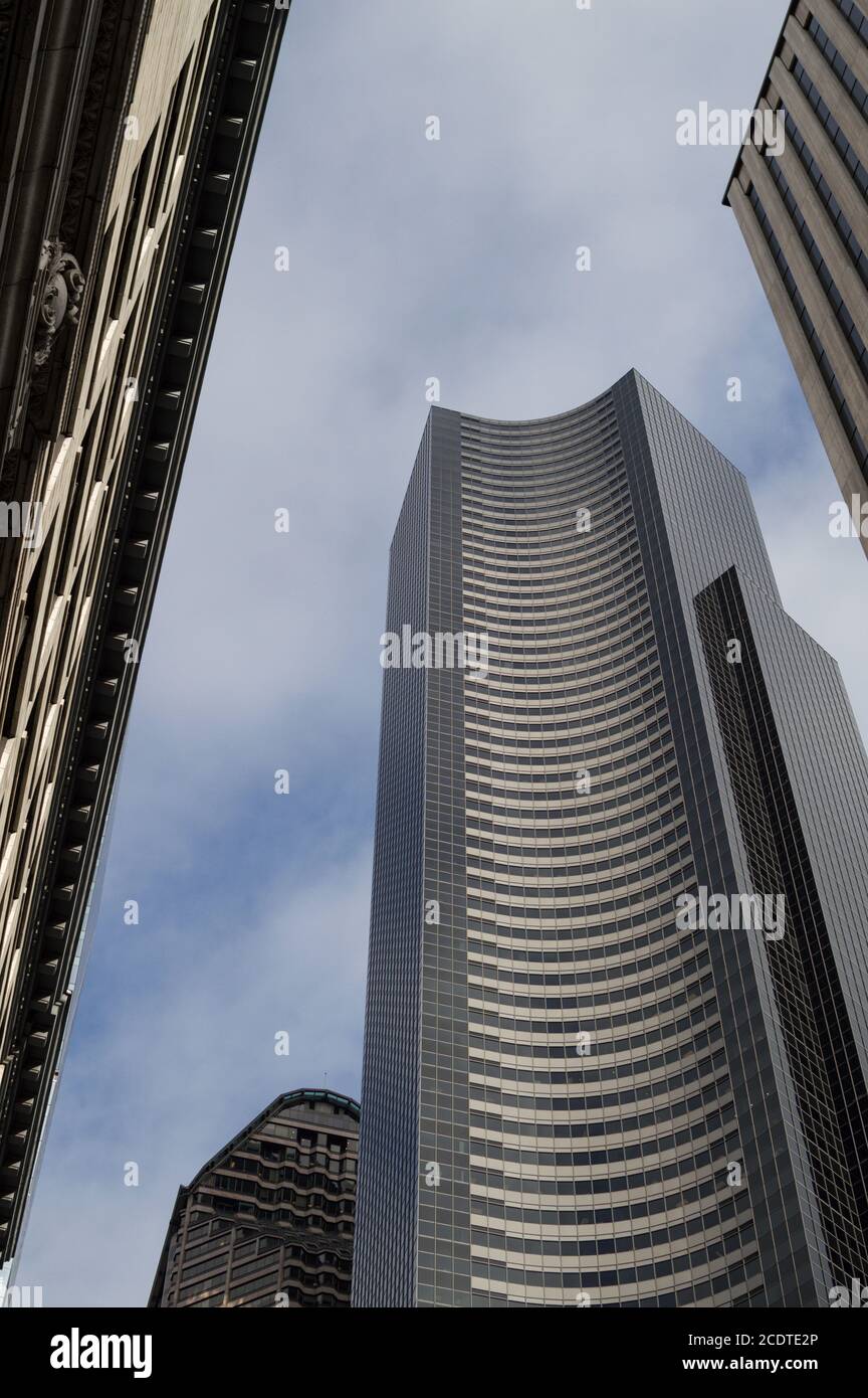 High Rises, Office Buildings in Downtown Seattle, Washington, USA Stock
