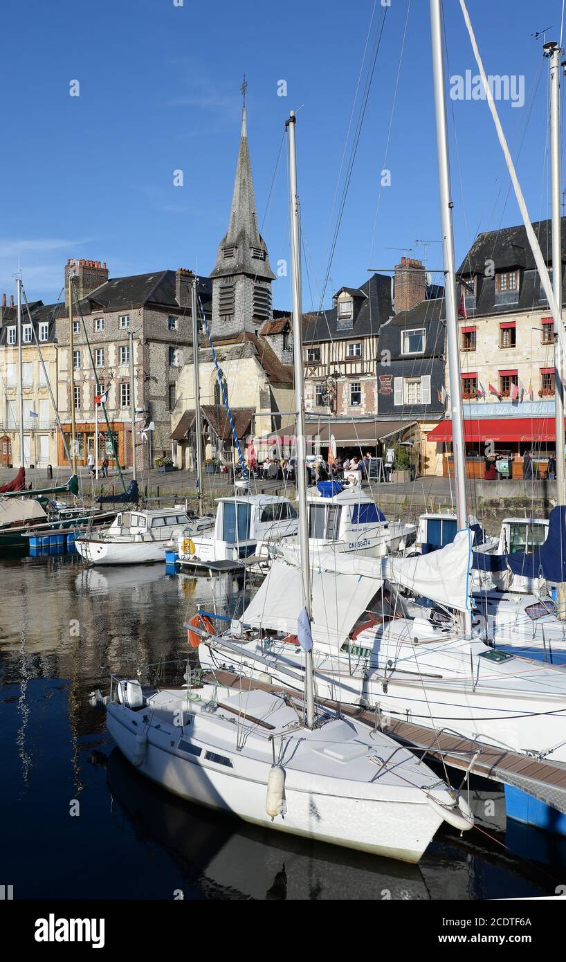 Port of Honfleur, Normandy Stock Photo Alamy