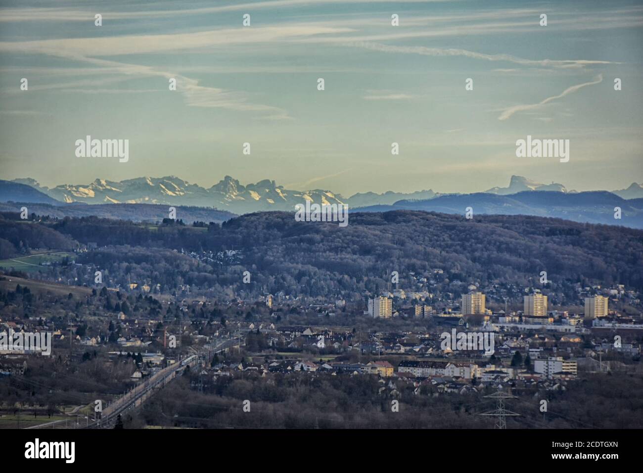 City of Weil am Rhine Stock Photo