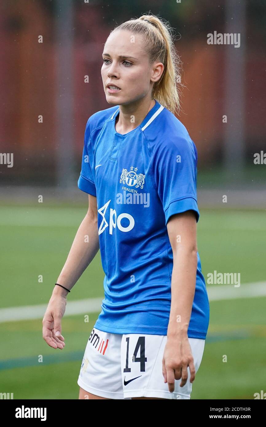 Lugano, Switzerland. 06th Mar, 2021. Riana Fischer (#14 FC Zuerich) during  the Axa Womens Super League match between FC Lugano and FC Zuerich at  Cornaredo Stadium in Lugano, Switzerland Credit: SPP Sport