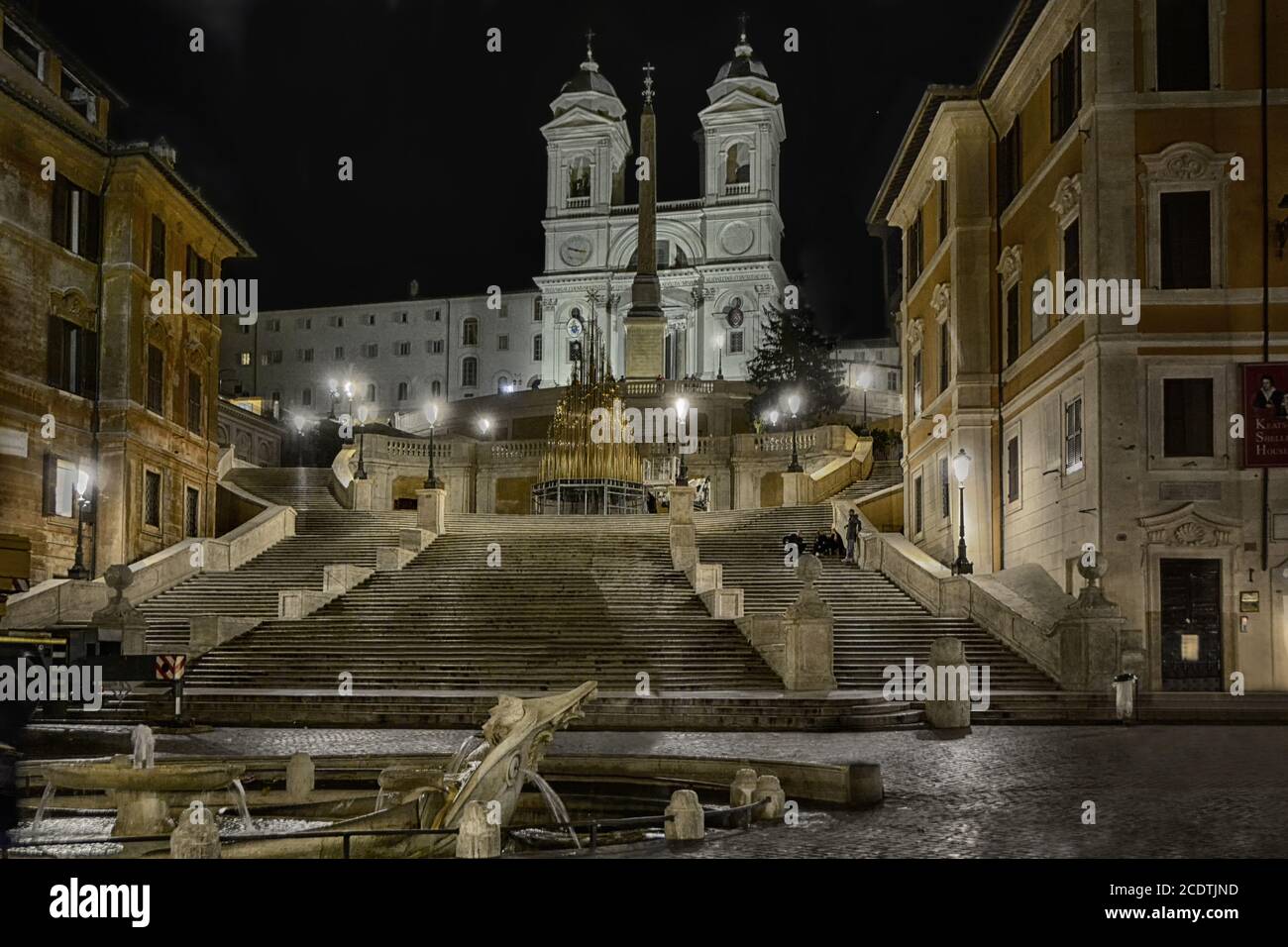 night walk in Rome II Stock Photo - Alamy