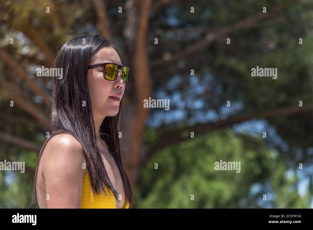 Young asian swimsuit model hi-res stock photography and images - Alamy
