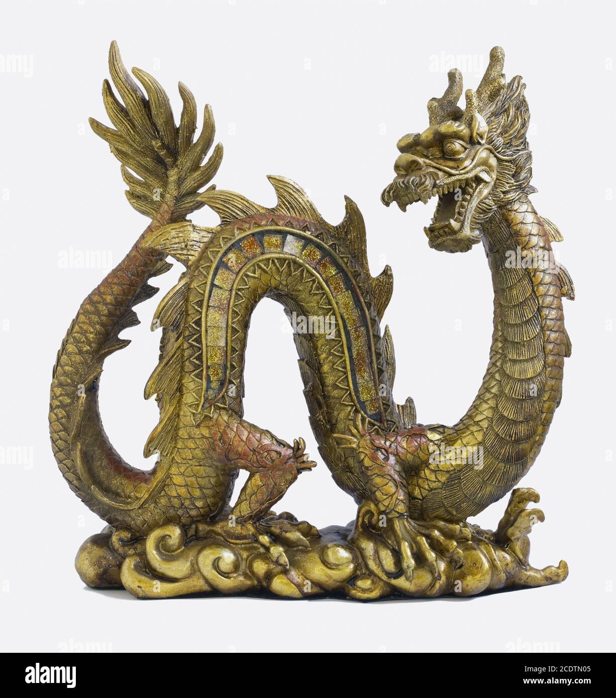 Plastic Chinese dragon Stock Photo