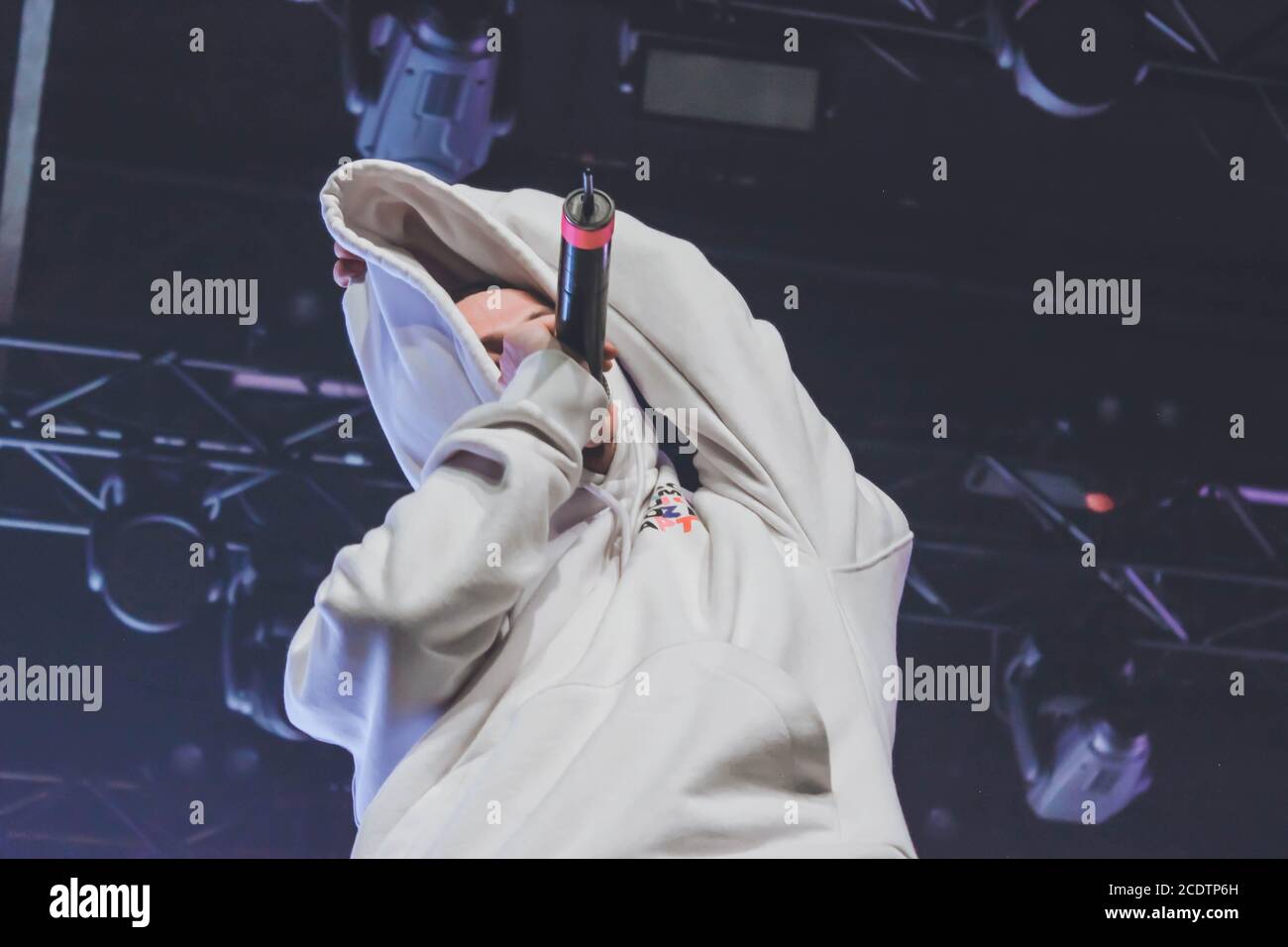 Saint Petersburg Russia Boulevard Depo Concert Rap Show In A2 Green Concert Club Russian Rapper Stock Photo Alamy