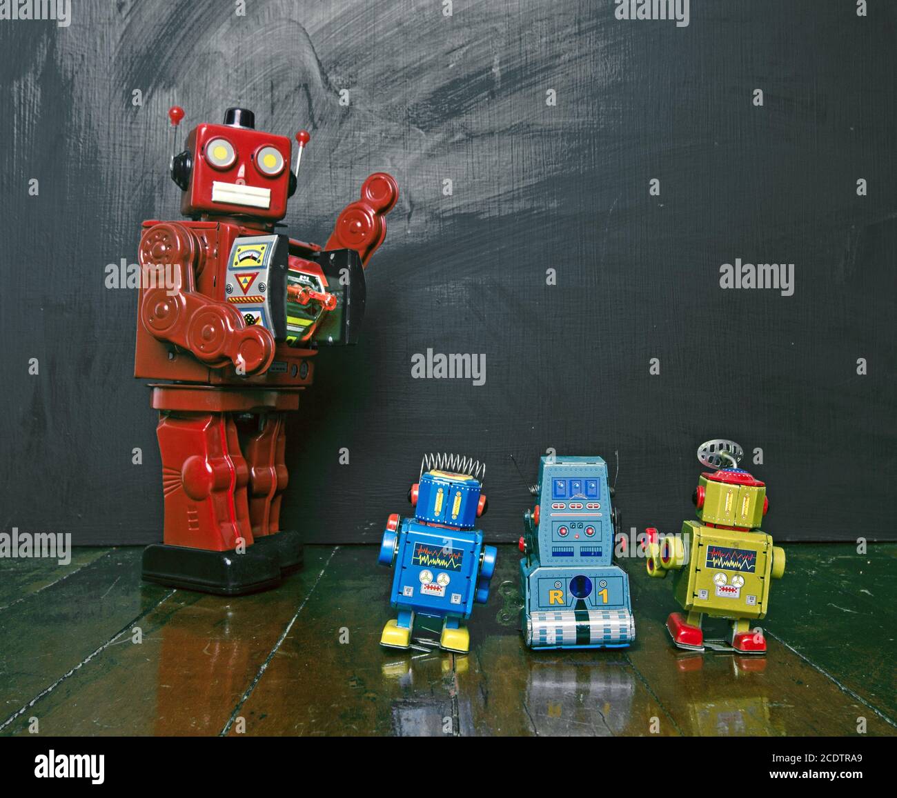 Big red robot toy on sale