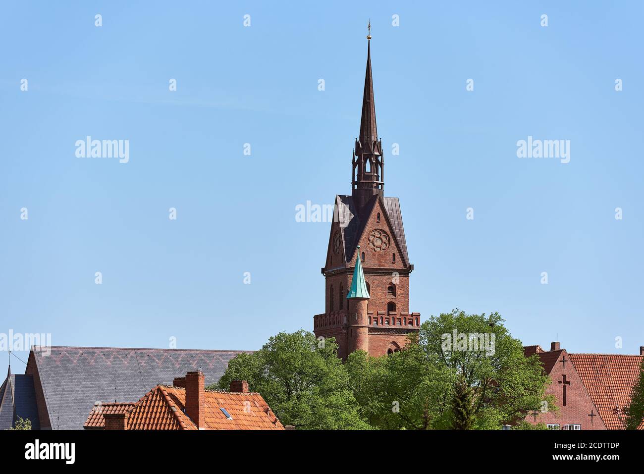 Sacred Heart Church, Lübeck, Germany Stock Photo