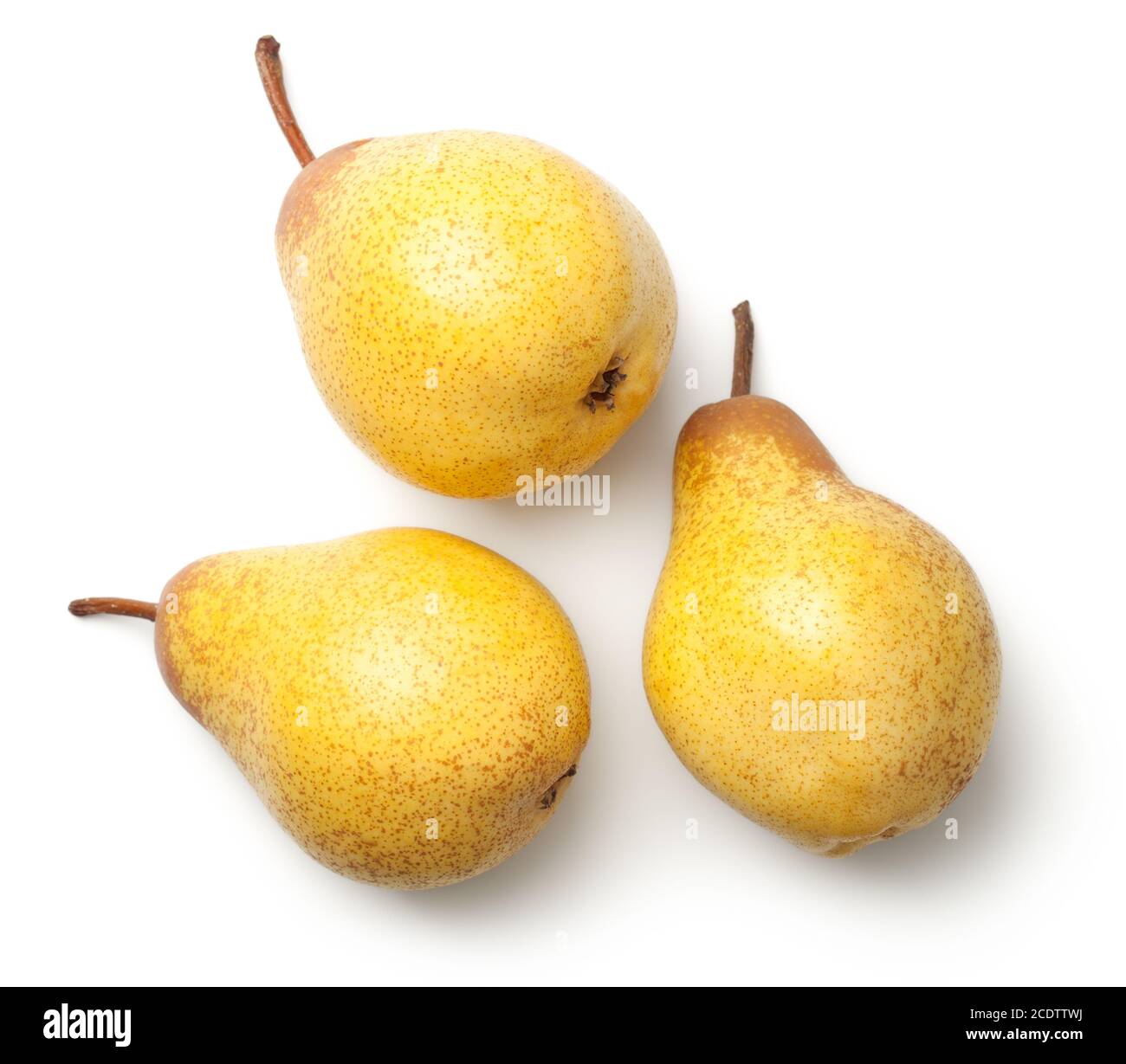 Pears Isolated on White Background Stock Photo