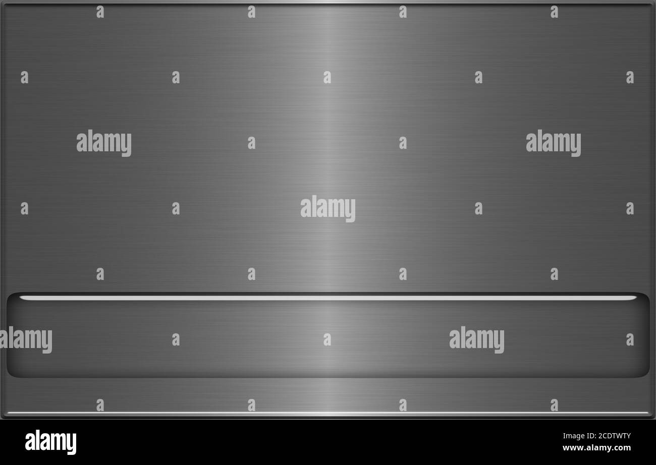 Fine Brushed Steel Metal Stock Photo Alamy