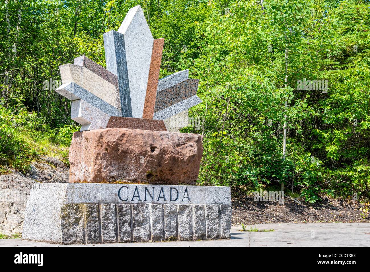 Stone Maple Leaf High Resolution Stock Photography and Images - Alamy