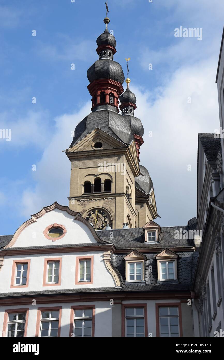 Church of Our Lady in Koblenz Stock Photo Alamy