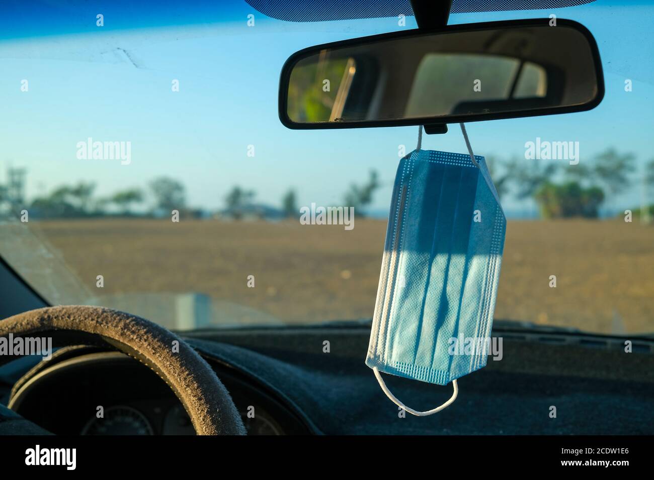 Rearview mirror hanging hi-res stock photography and images - Alamy