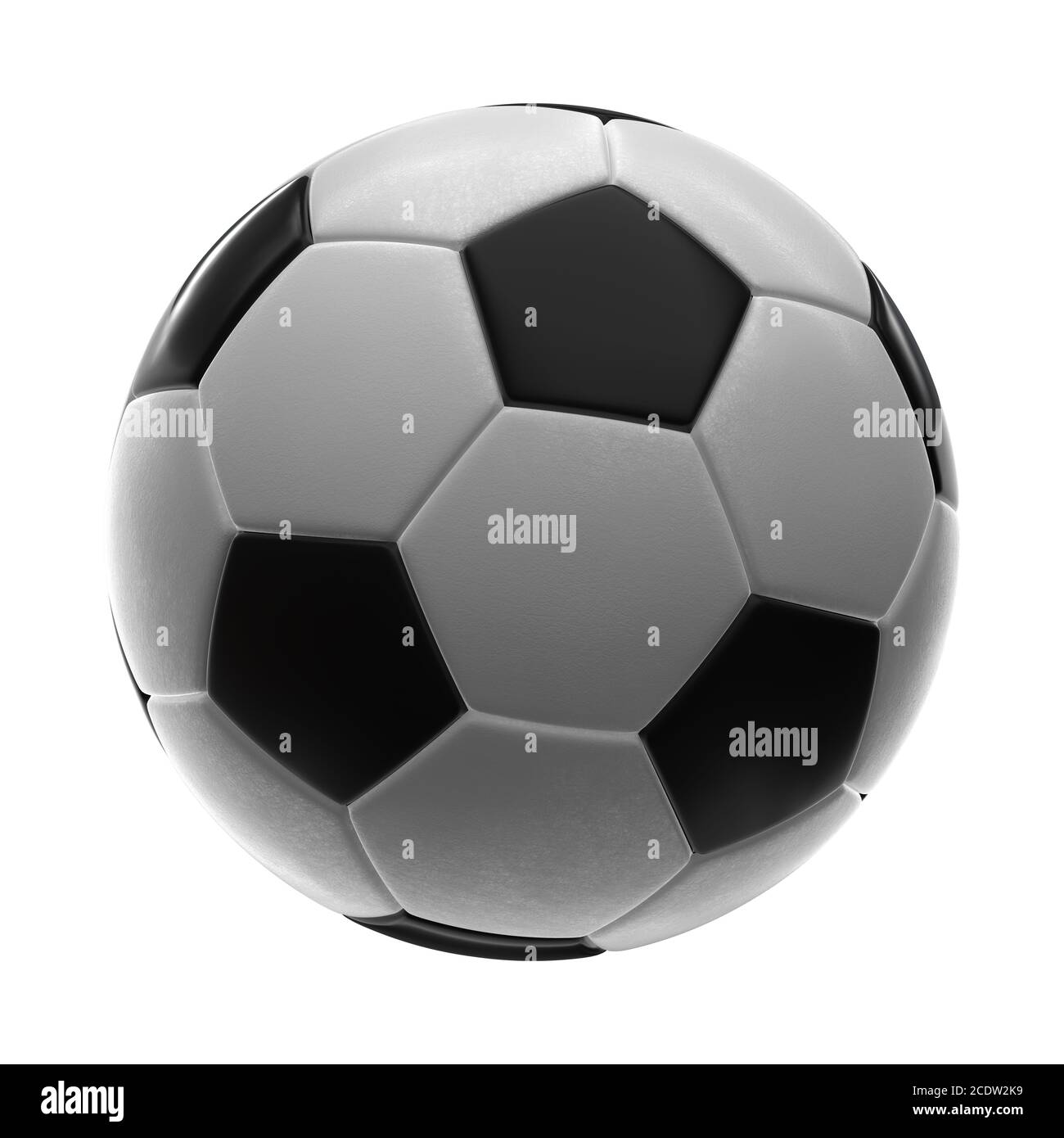 Soccer-ball isolated on white background 3d illustration Stock Photo ...