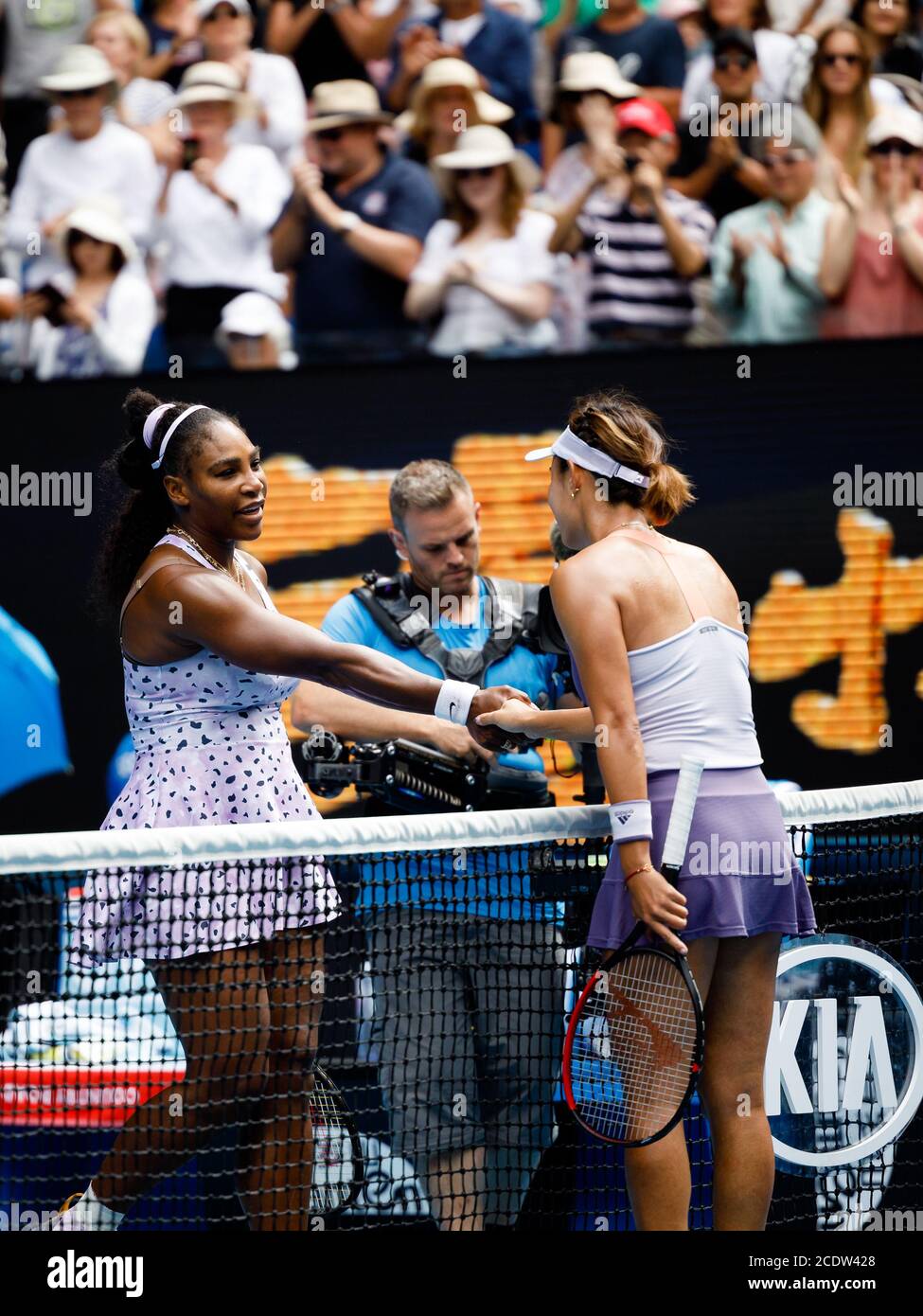 Serena williams us open defeat hi-res stock photography and images - Alamy