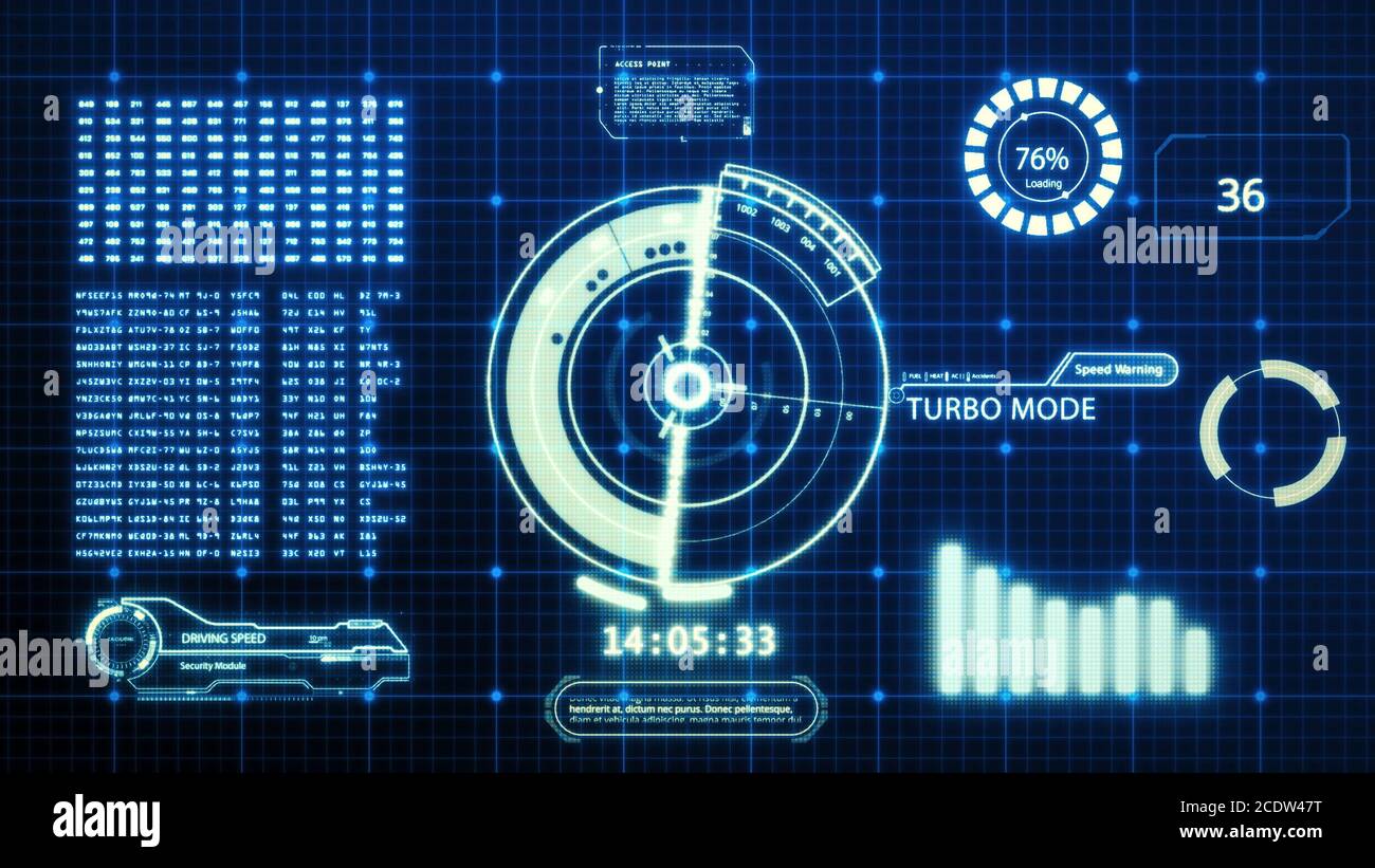 Sci Fi Computer Screen Texture