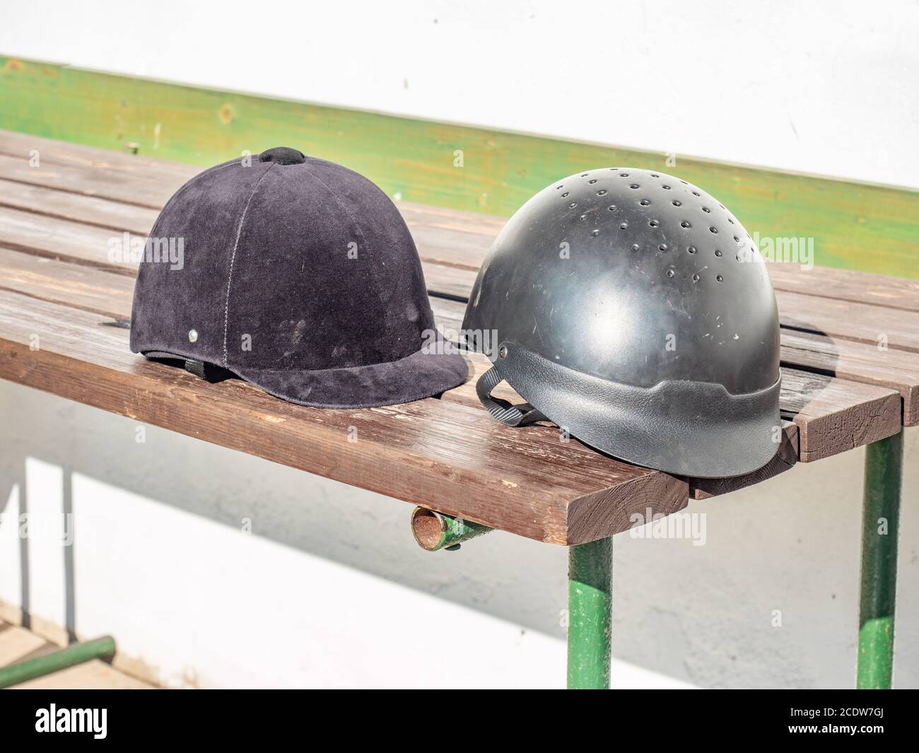 Safety horse riding helmet is necessary rider equipment. The equestrian