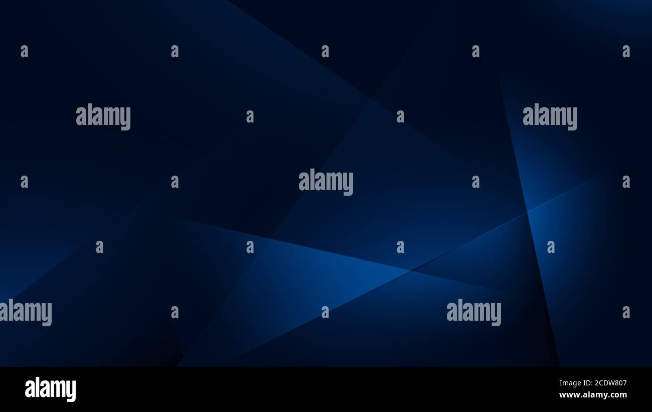 Blue abstract futuristic geometric poly technology background. Science ...