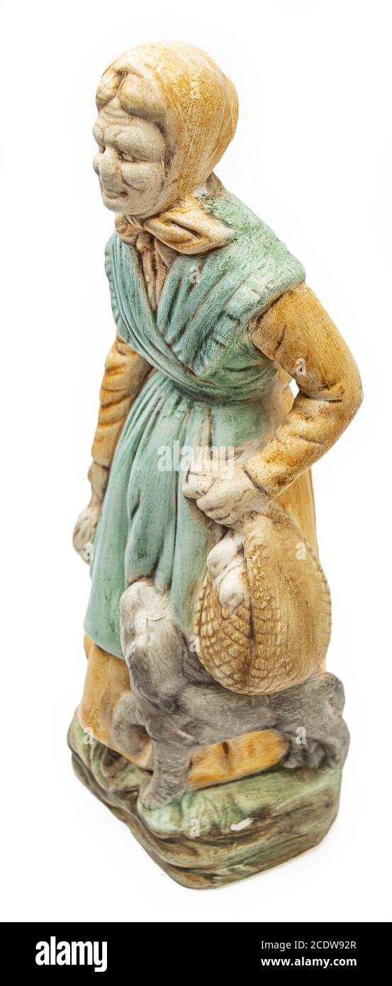 Old lady figurine Cut Out Stock Images & Pictures Alamy