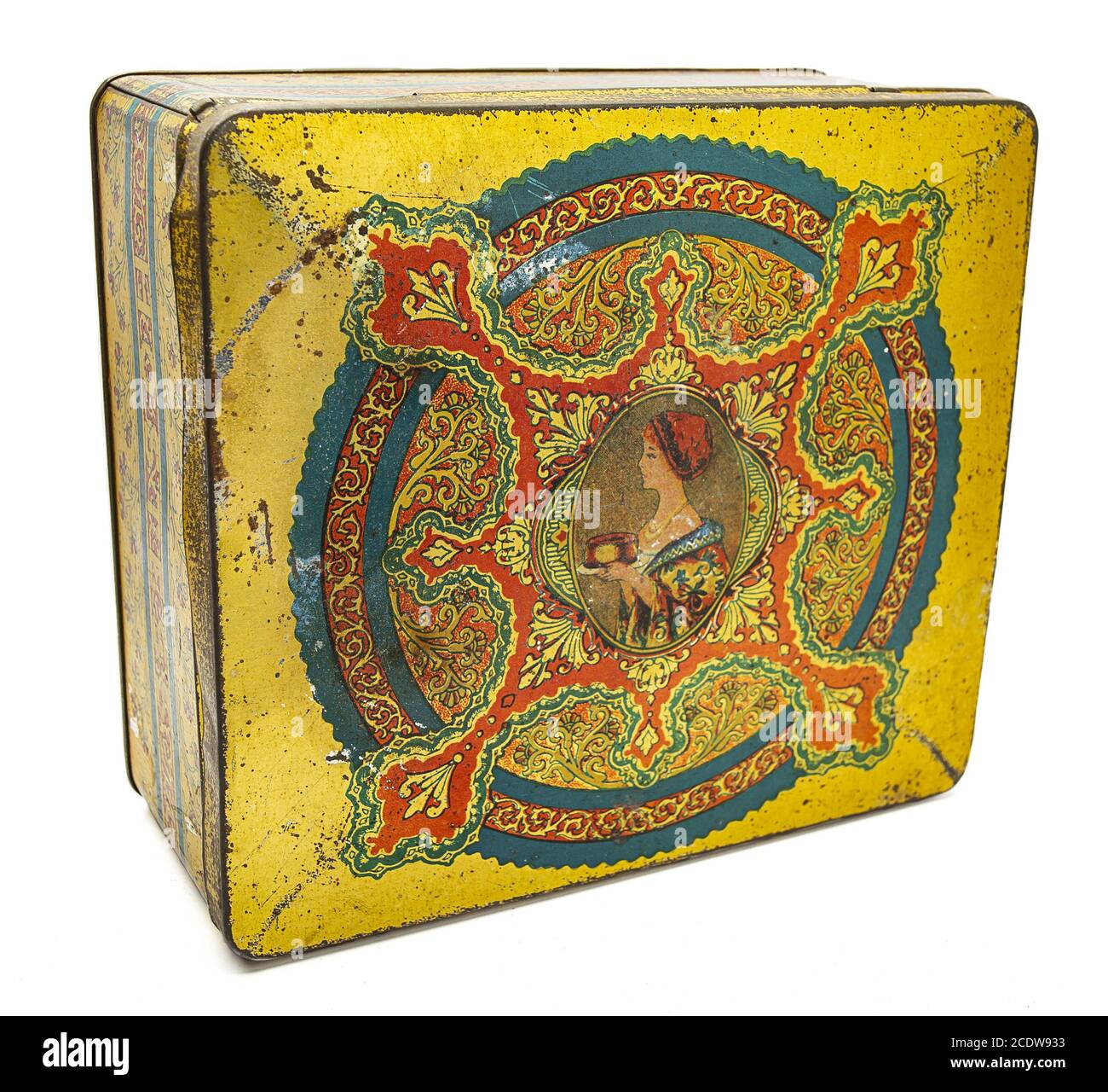 Vintage tea box Stock Photo Alamy