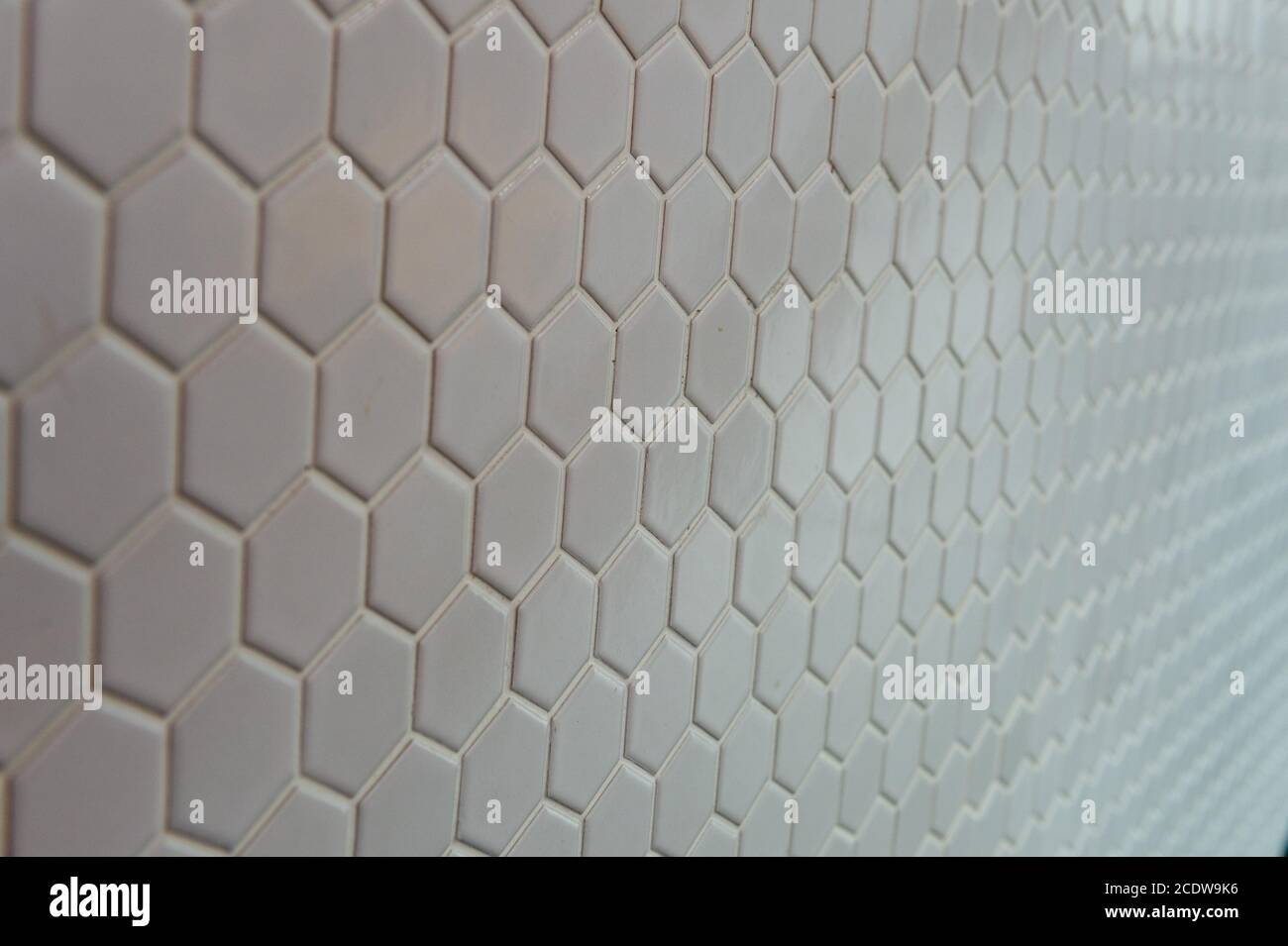 A simple white texture pattern of hexagons as a background Stock Photo ...