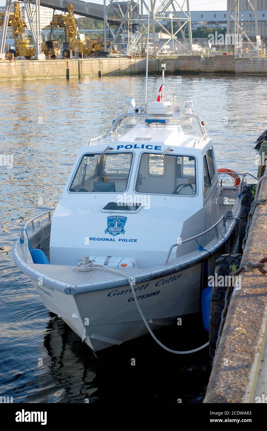 Halifax Regional Police patrol boat 'Garrett Cotter' (2009) Stock Photo