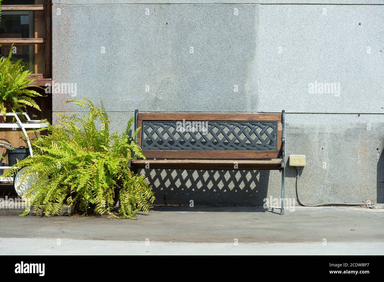 Run down park bench hi-res stock photography and images - Alamy