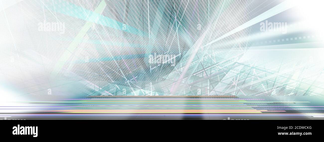Abstract horizontal neon lines hi-res stock photography and images - Alamy