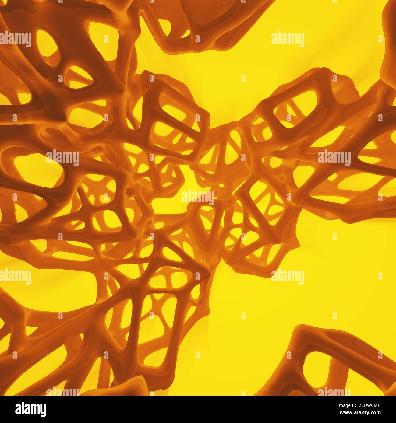 Cellular Polye Abstract 3d rendering concept of high poly sphere with chaotic mesh ...