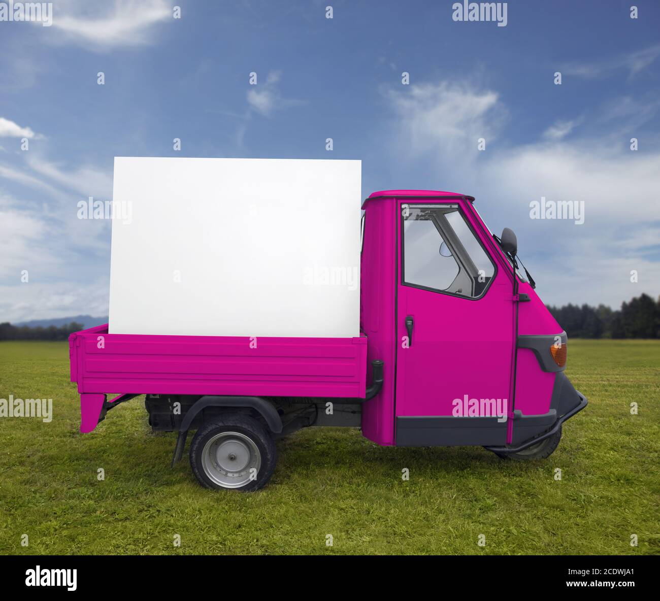 Beautiful typical Italian pickup truck Stock Photo Alamy