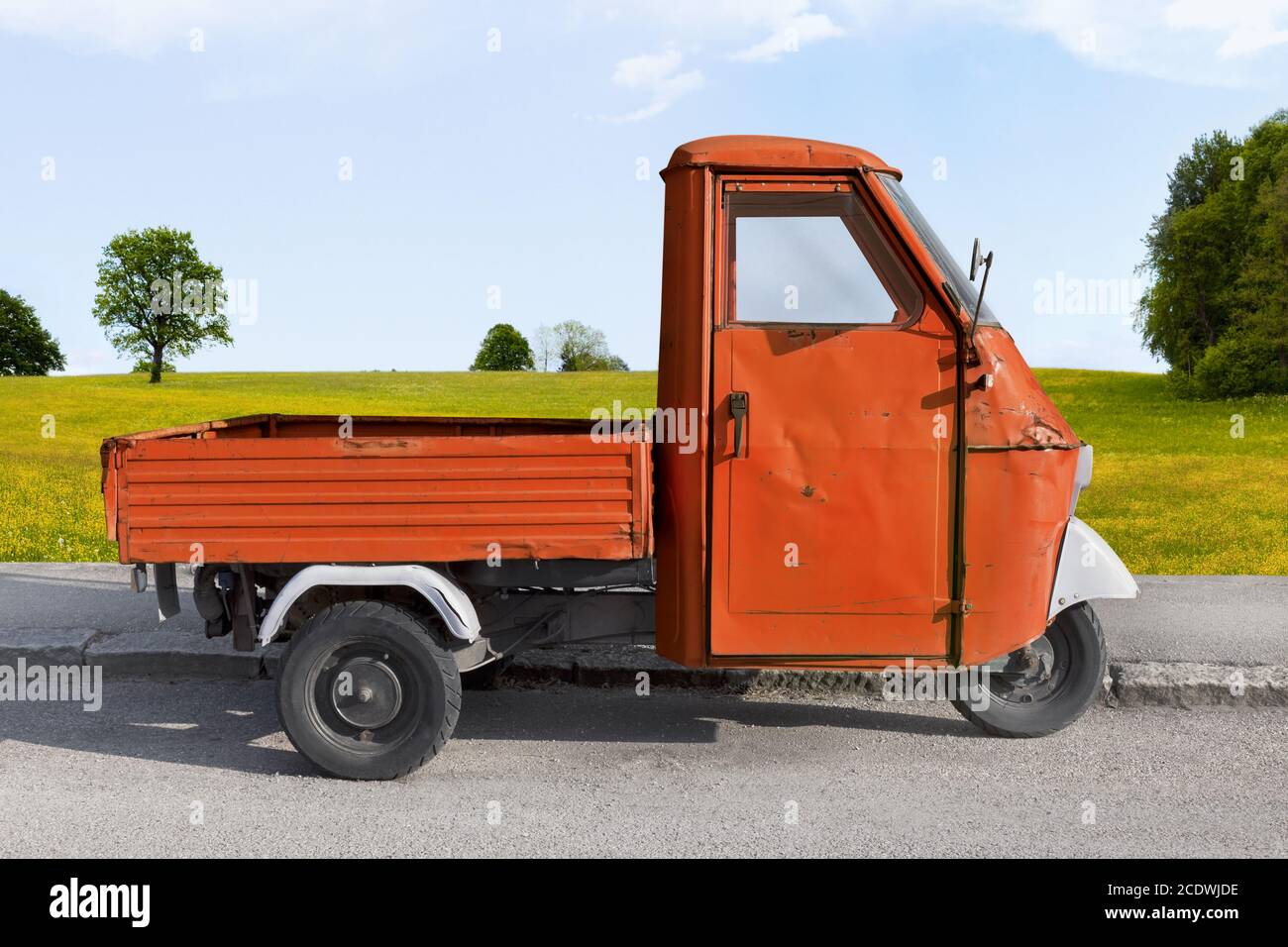 Beautiful typical Italian pickup truck Stock Photo Alamy