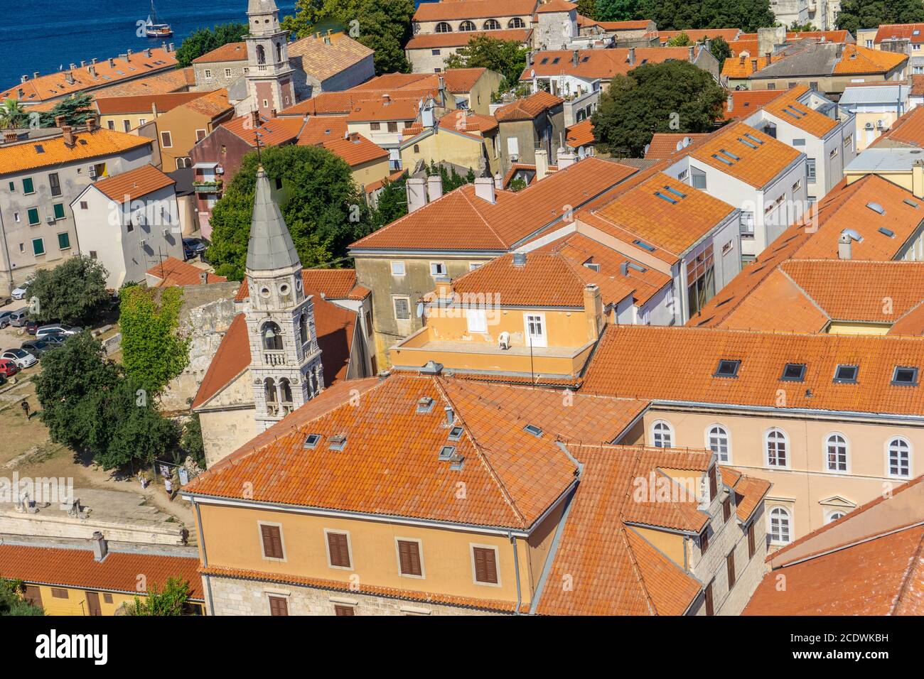 Beautiful view in Zadar Stock Photo