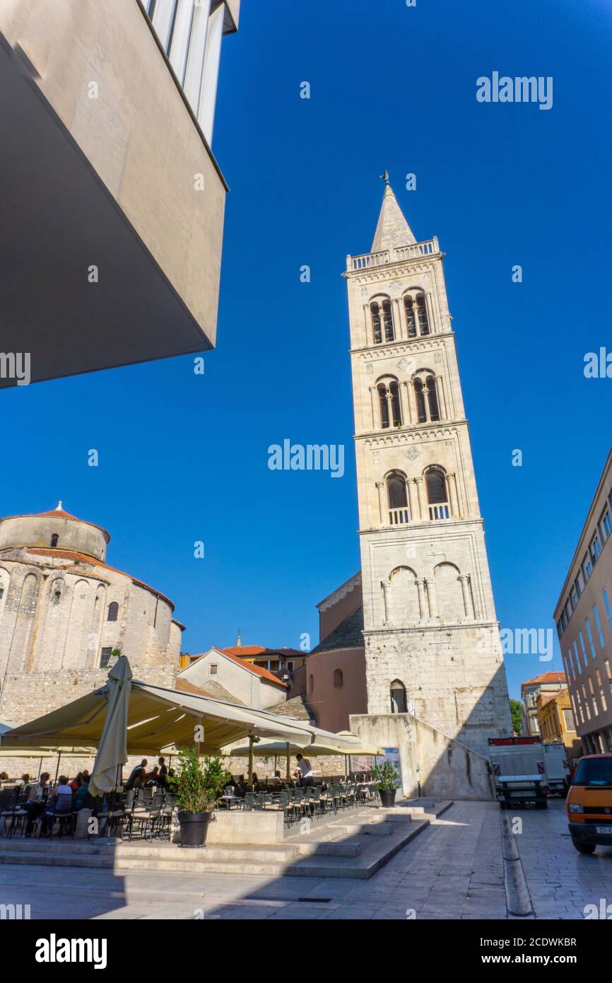 Beautiful view in Zadar Stock Photo