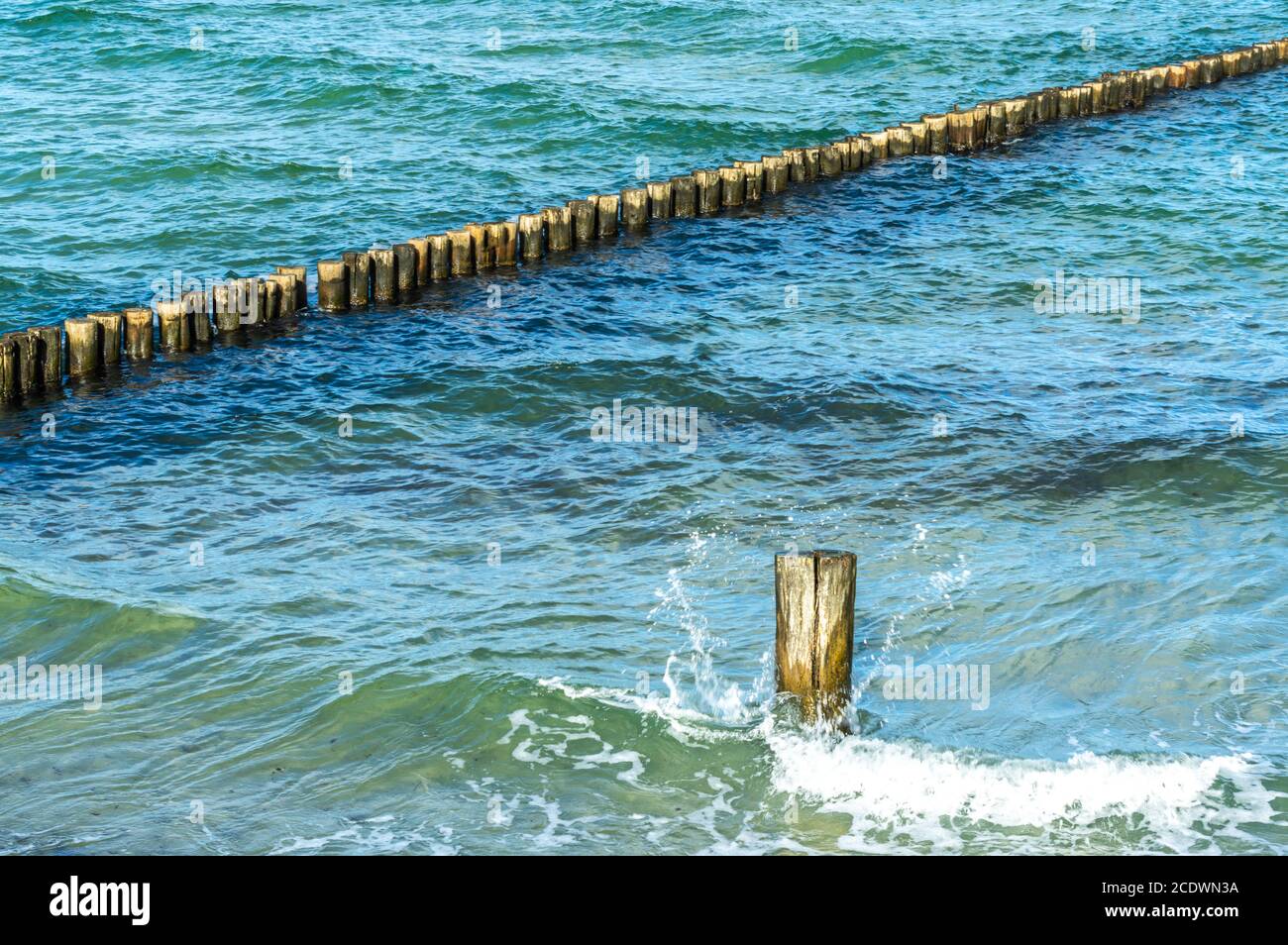 Waves at the seaside of the Eastsea Stock Photo