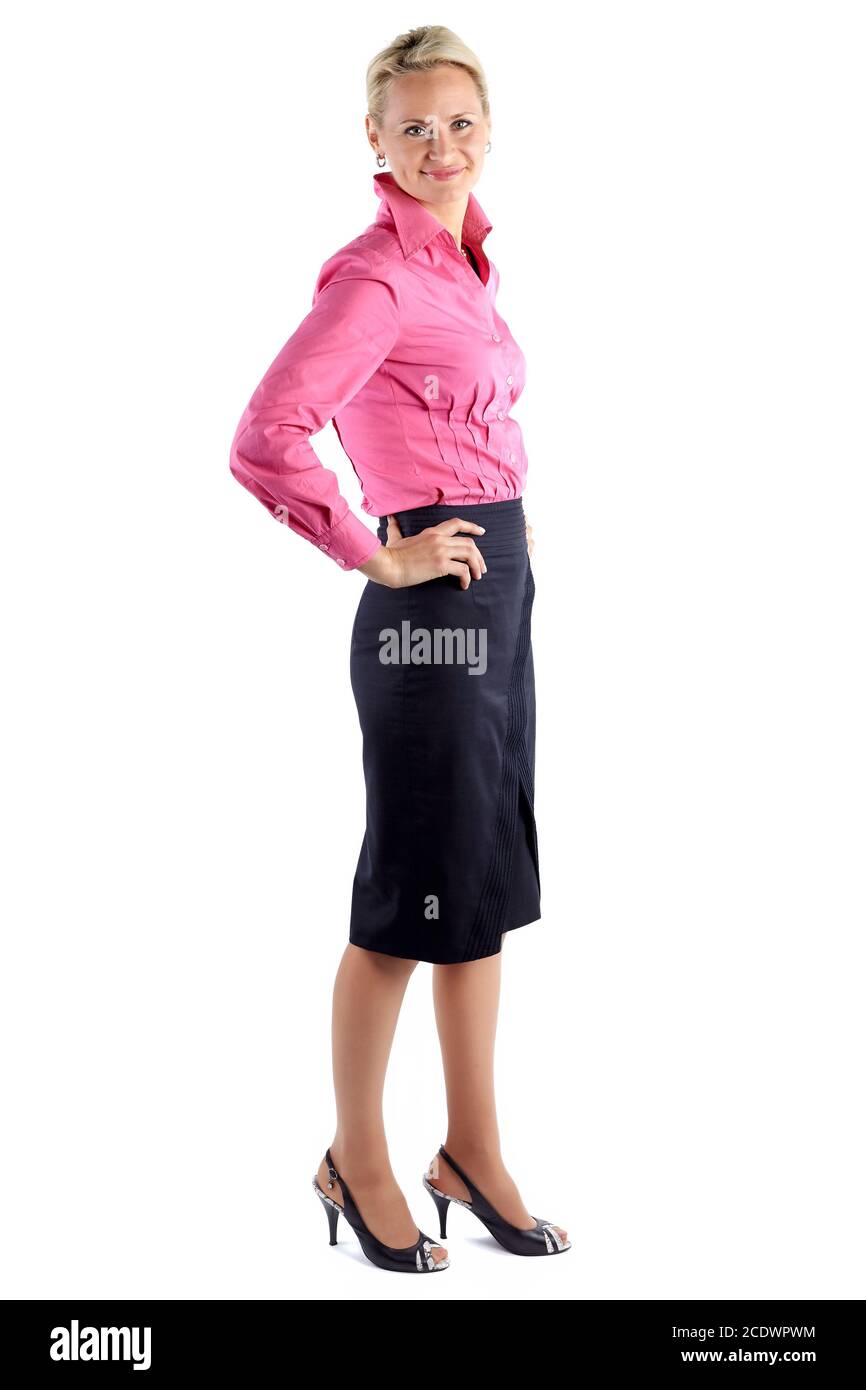 Beautiful older woman full length hi-res stock photography and images ...