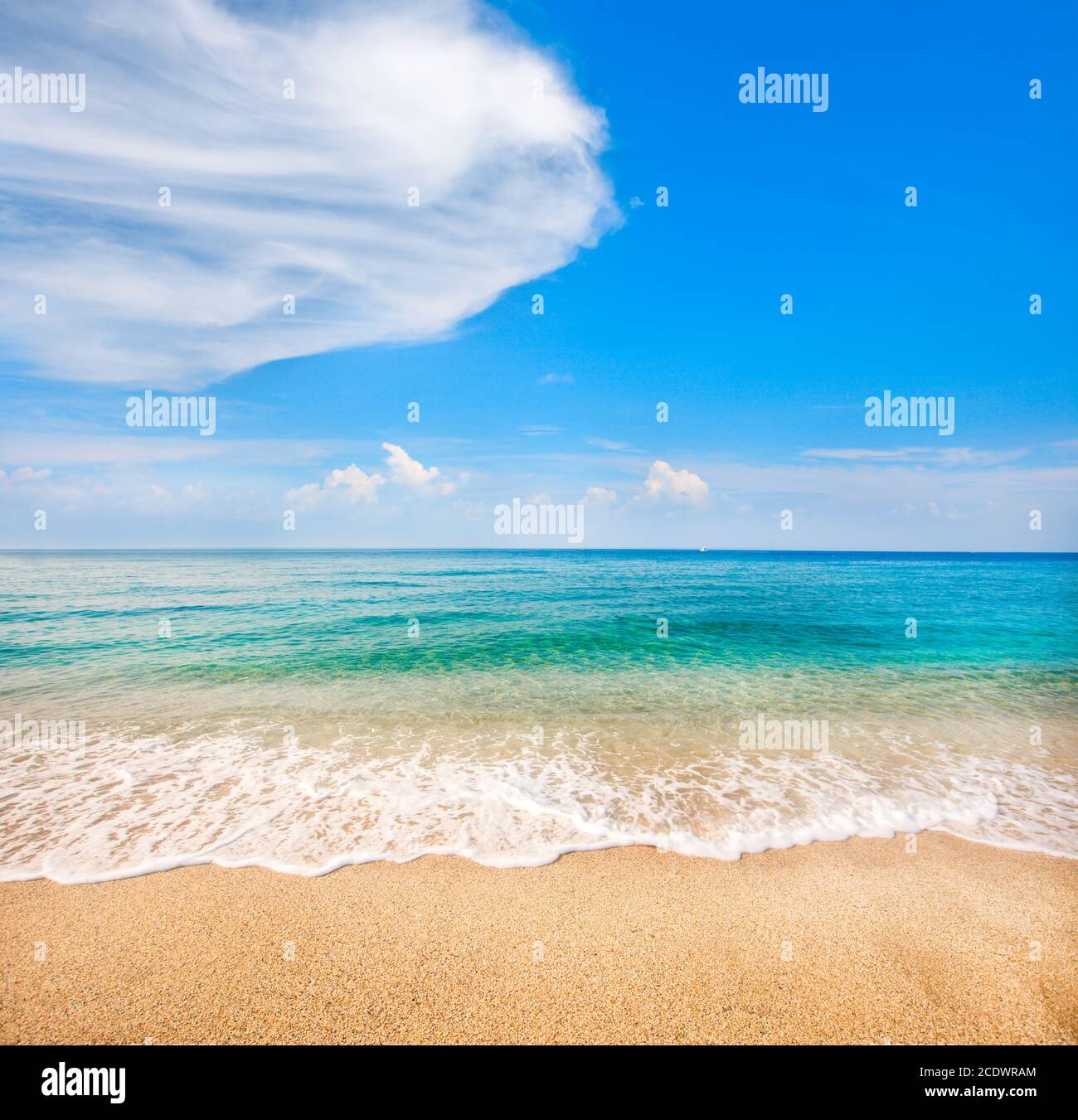 beach and beautiful tropical sea Stock Photo - Alamy