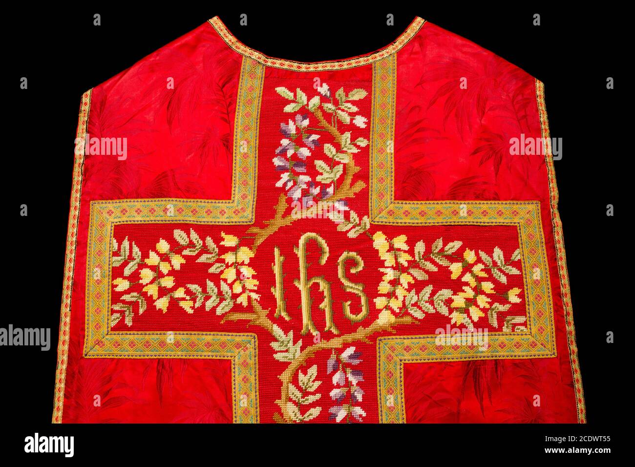 Isolated chasuble or antique vestment of 19th century Stock Photo Alamy