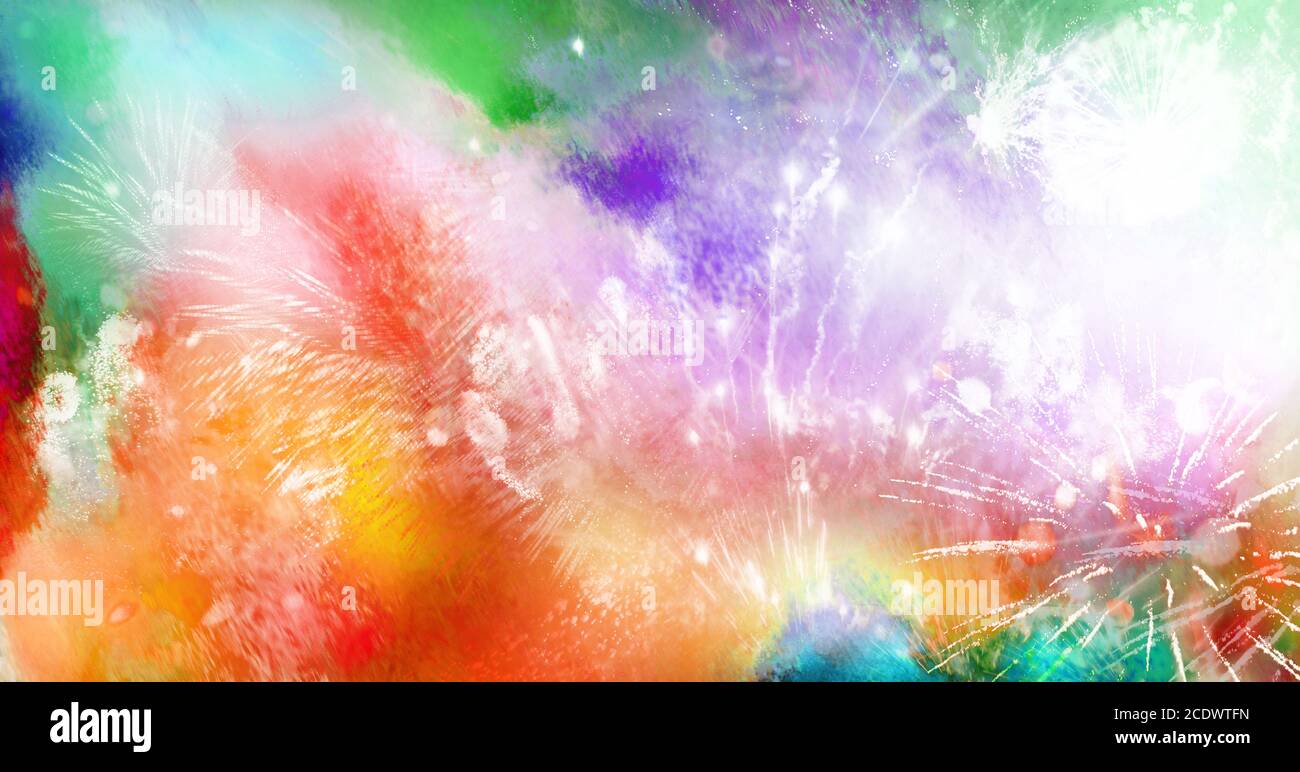 abstract mixed media background, painting, holi colorful Stock Photo - Alamy