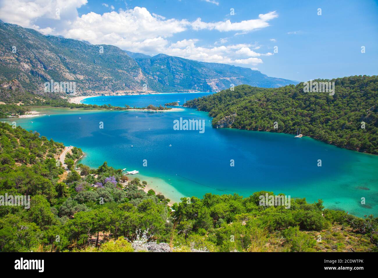 Blue lagoon in Oludeniz, Turkey Stock Photo