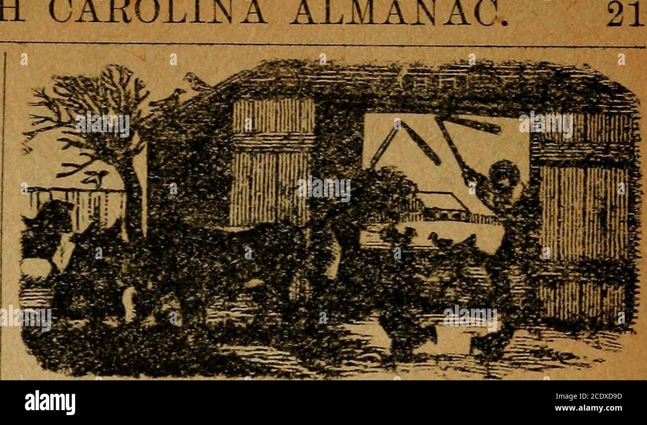 . Turner's North Carolina almanac : for the year of our Lord ... . 52i5 47|10| 2 14!Michaelmas. 5 53!5 46!lO 2 37| Storm period PS 10 36 5 28 11 38 6 28 M morn 7 27 lsa|g 0 43 8 23 ^ 1 48 9 14 ^ 2 53 10 1 2 1 3 15 4 21 5 20 6 14 If you want the smile that wont come off, Farmers Fertilizers willgive it to you. Theres none bett^. Made in Raleigh, and made right. Tim:N^ER-EI^E^ISS IS^OETH CAEOLmA ALMA:Ntac. WEATHER FORECAST FOR SEPTEMBER.-1st to 3d, pleasant period; 4th to 5th, threatening;6tb to 7tb, rain; 8th to 10th, warm wave; 11th to 12th,hot and sultry; 13th to 17th, unsettled; 18th to 20th Stock Photo