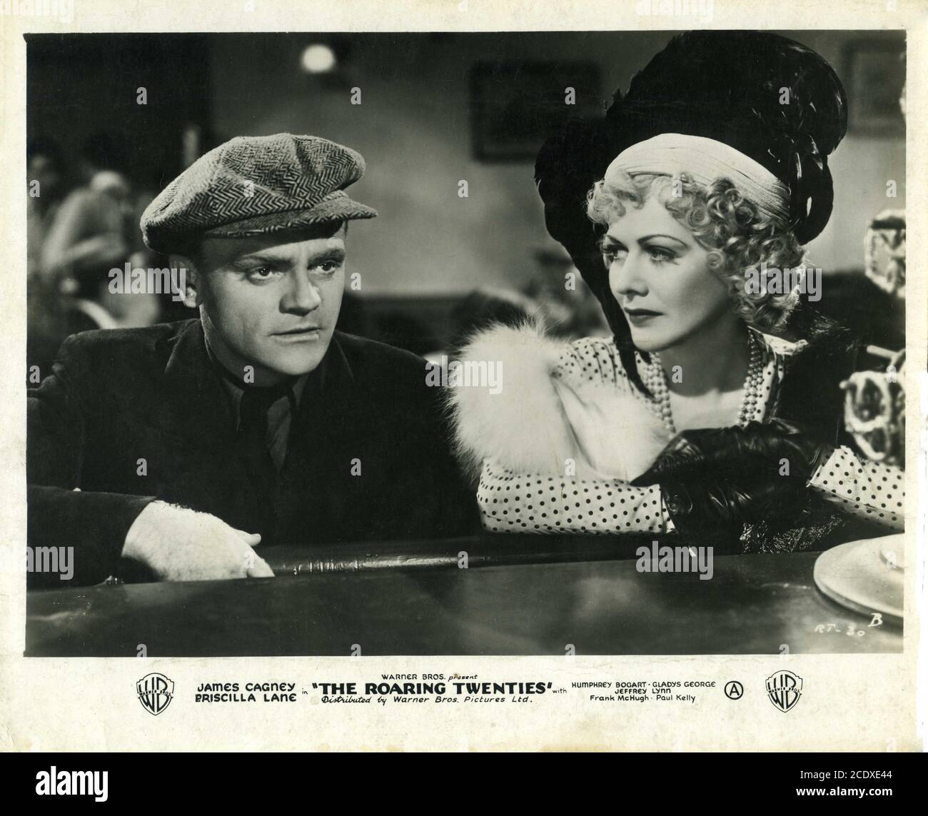 JAMES CAGNEY and GLADYS GEORGE in THE ROARING TWENTIES 1939 director RAOUL WALSH original story / producer Mark Hellinger executive producer Hal B. Wallis Warner Bros. Stock Photo