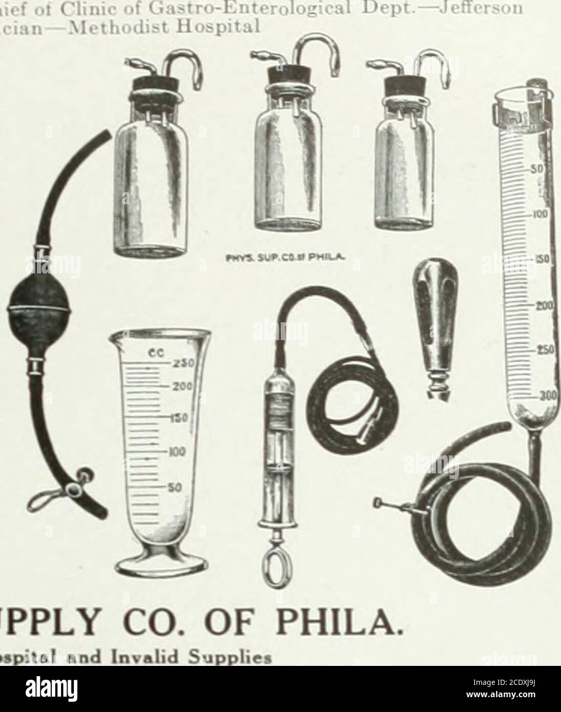 . Annals of surgery . e Special Glass moulded Rubber Duodenal Tube,graduated, with Glass Connection. One Double Neck reversed Valve Rubber Bulb, withTubing and Clamp. Three assorted size Bottles for Gall-bladder content.- One 250 CC Glass Graduate. Dnc 1 or. Glass .sbestos Packed Syringe. One :«)OCC Graduated Percolator with Metal Haut;Tubing and Cut-off. The Xeees8:iry Rubber Stoppers, Bent Glass Conne. ting Tubes, and Rubber Tubing to complete set. The Syringe with Duodenal Tube and Special I.yi.iied for the fractional exantination of gastricitents—used also as a Duodenal Feedingof llcer. C Stock Photo