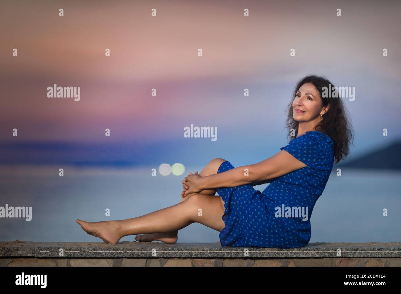 Happy older woman outdoor hi-res stock photography and images - Alamy