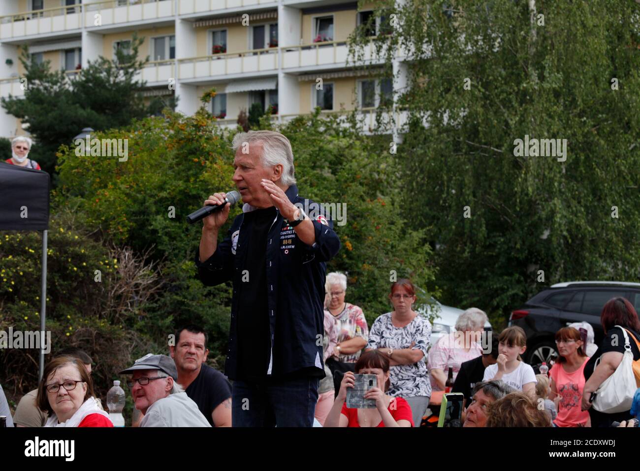 Hartmut Schulze-Gerlach aka MUCK beim Stadtteilfest des Bürgerrates ...