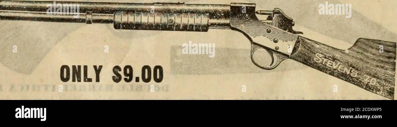 Stanley Mills Co Catalogue No 045 Sg 3s Stevens 22 Calibre Visible Loading Repeater For 22 Short Cartridges Inch Round Barrel Walnut Stock And Slidehandle Fitted With Head
