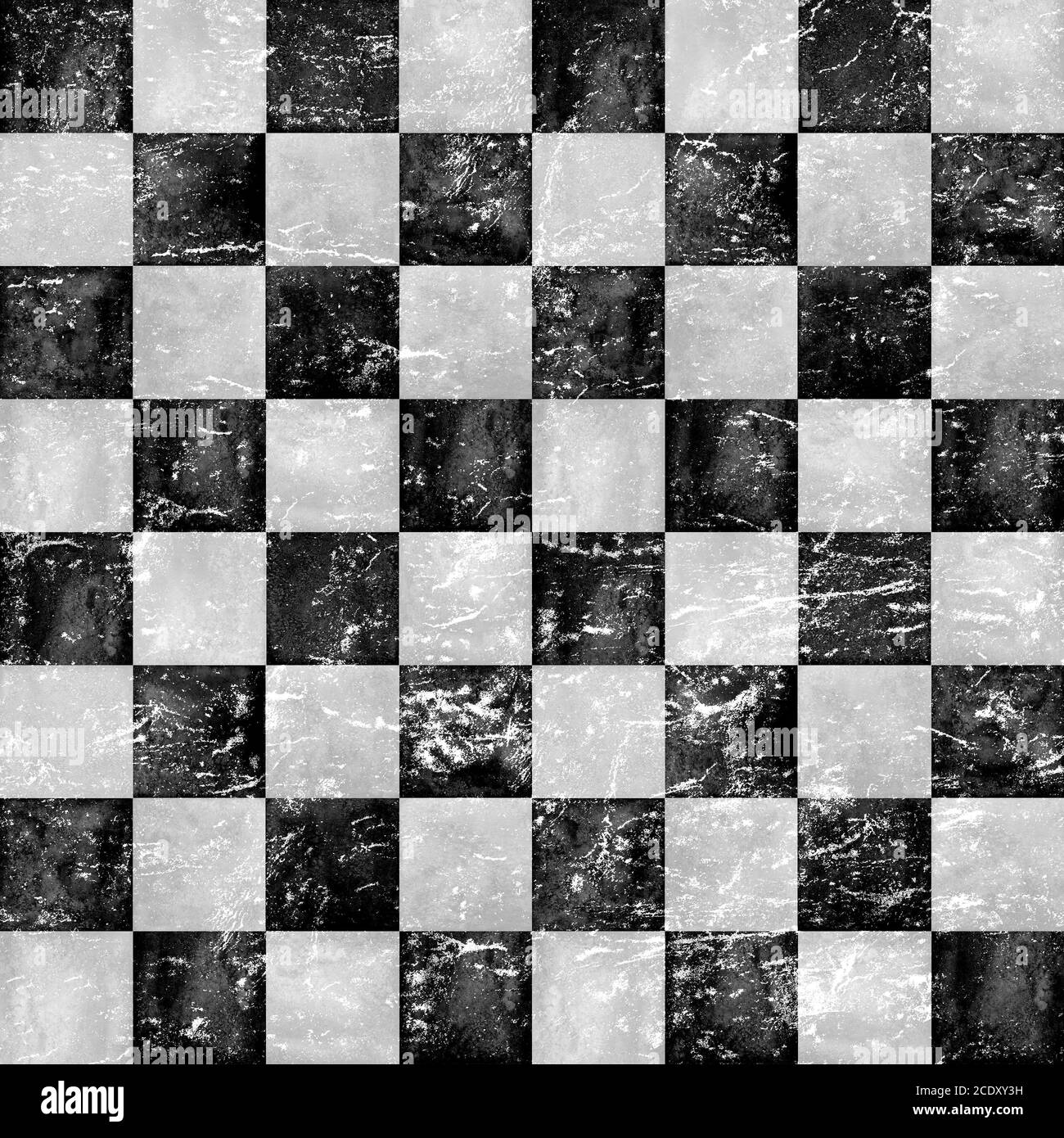 Lunarable Tecido xadrez da The Yard, estilo monocromático vintage inglês  listras e cheques padrão abstrato grunge, tecido de microfibra para artes e  artesanato, têxteis e decoração, 2 jardas, preto e branco 