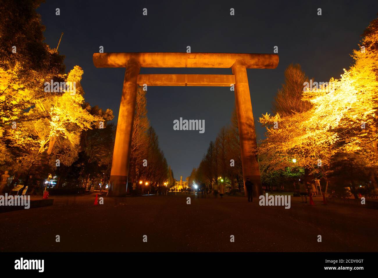 Yasukuni Shrine of the night Stock Photo - Alamy